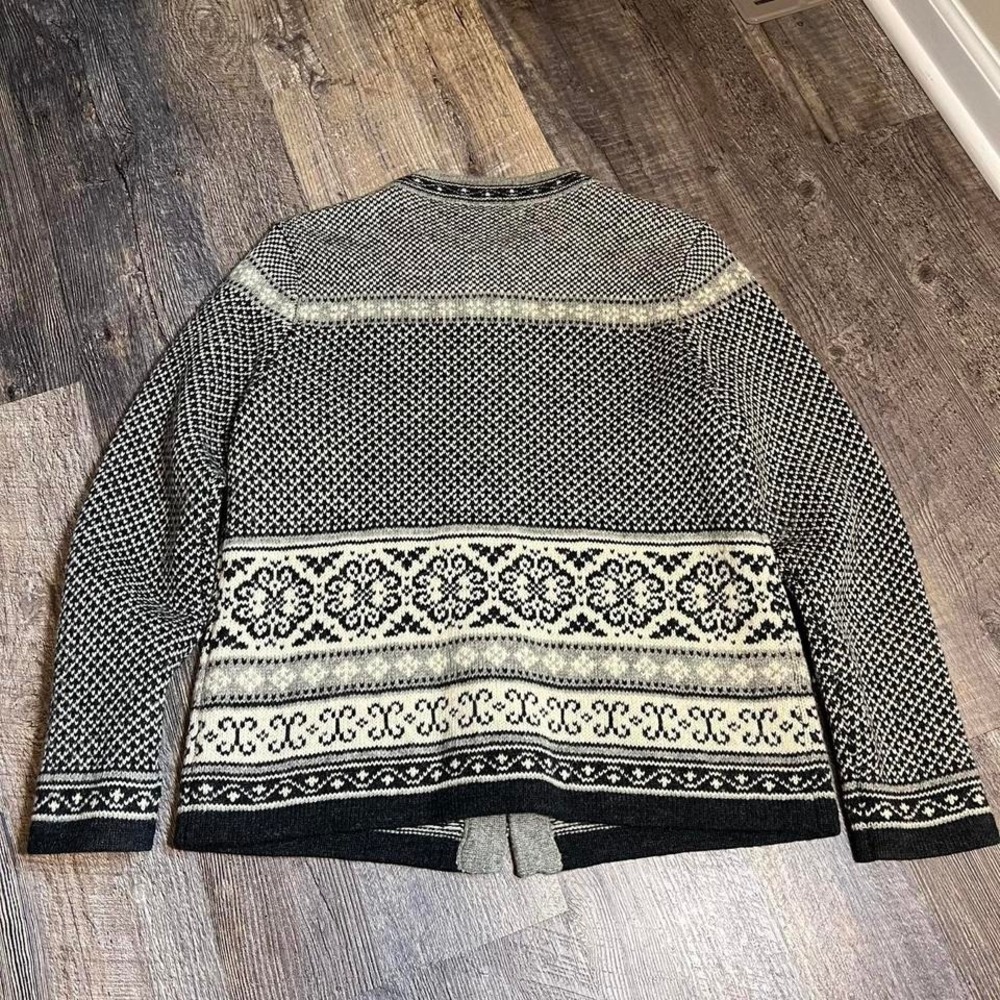 Vintage Nordic wool cardigan sweater  Skyr - Small - Picture 2 of 6